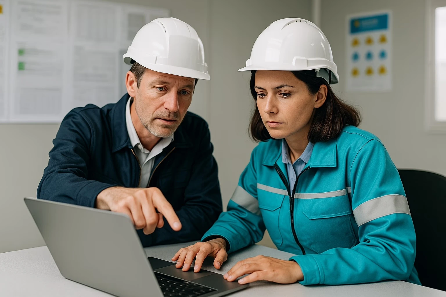 Safety compliance dashboard with real-time data